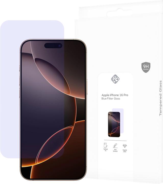 Cazy Tempered glass, screen protector (1 pcs., Apple iPhone 16 Pro)
