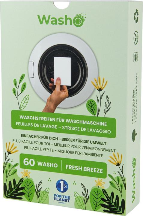 Washo Washing strips (60 Washing cycles, Sheets)