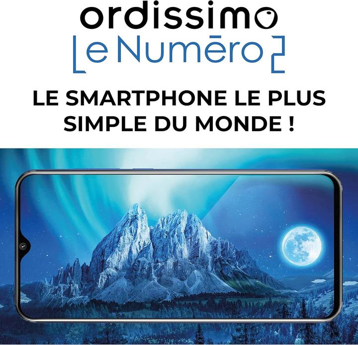 Produktbild Ordissimo Le Numéro 2 (64 GB, Blue, 6.30", Dual SIM, 4G)