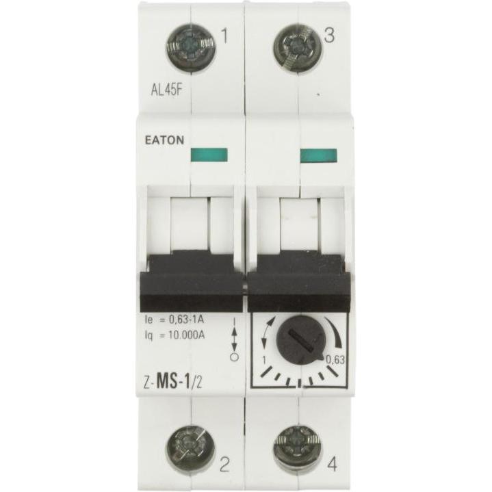 Eaton, Schutzschalter, Motorschutzschalter, 0,63-1 A, 2p 248393