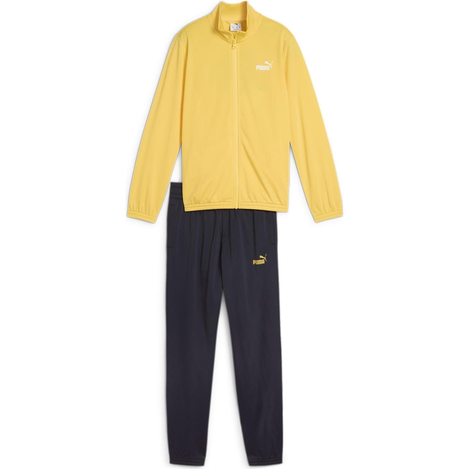 Puma, Jungen, Laufjacke, Poly Suit B (128), Gelb, 128