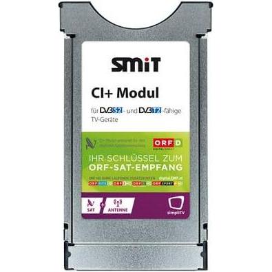 Skross SMIT Kombi-Modul DVB-T2 / DVB-S2 Cardless Irdeto CI (Multischalter), SAT Zubehör, Schwarz