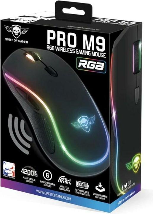 Immagine prodotto SOG Mouse wireless PRO-M9 (Senza fili)
