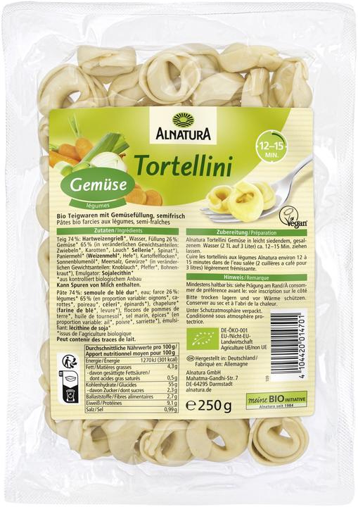 Image du produit Alnatura Tortellini biologiques aux légumes 250g (250 g)