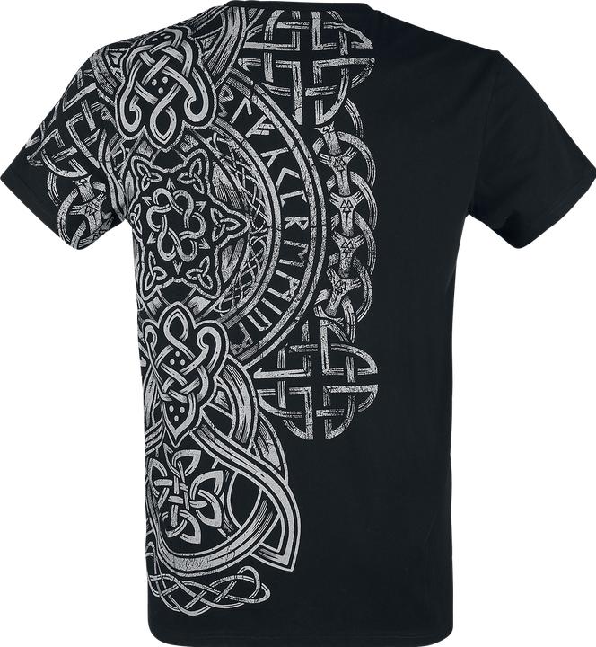 Produktbild Black Premium T-Shirt mit Print (L)