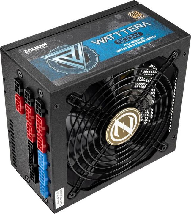 Actual product image Zalman ZM800-EBTII WATTTERA, 800 Watt 80 PLUS GOLD PSU, EU, Full Modular, Active PFC wi (800 W)