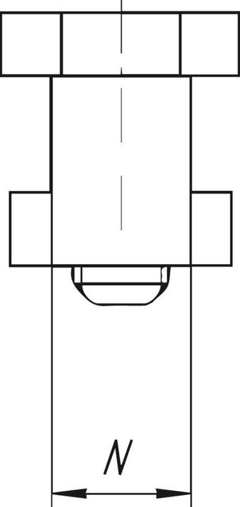 Actual product image IBT Eccentric clamp 10 mm for T-slots size 10