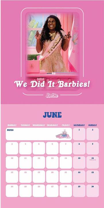 Produktbild Barbie Wandkalender 2024 Quadratisch