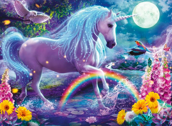 Actual product image Ravensburger 05654 Puzzle 4x100 pieces Unicorns for 3+ Years (100 pieces)