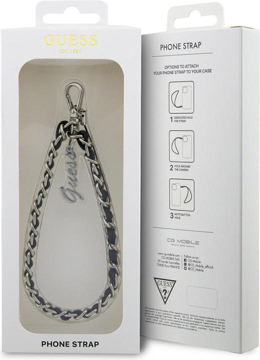 Actual product image Guess Strap GUSTSASSK black Metal Classic Charm
