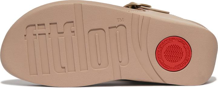 Actual product image Fitflop Lulu Adjustable Leather Toe Post Sandal (39)