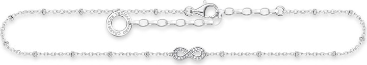 Thomas Sabo Infinity Silber Fusskette (925er Silber, 27 cm)