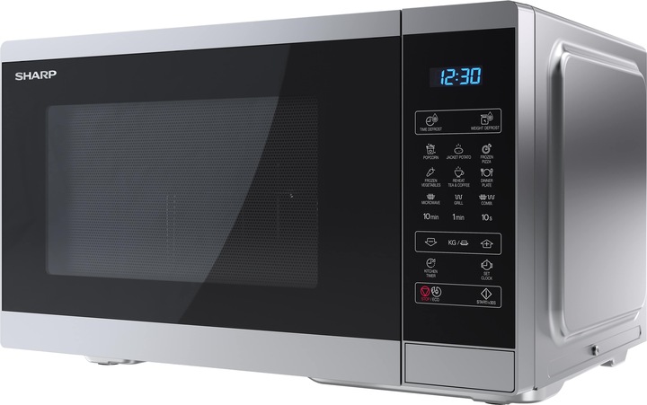 Produktbild Sharp YC-MG252AE-S Mikrowelle & Grill (25 l)