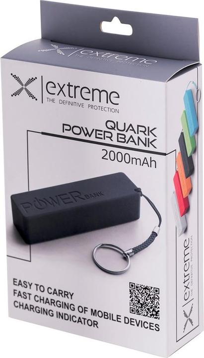 Image du produit Esperanza EXTREME XMP101K QUARK Chargeur de batterie 2000 mAh Noir (2000 mAh, 7.40 Wh)