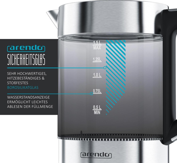 Actual product image Arendo Kettle (1.50 l)