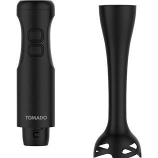 Tomado Stabmixer Schwarz 350W, Frullatore a immersione, Nero