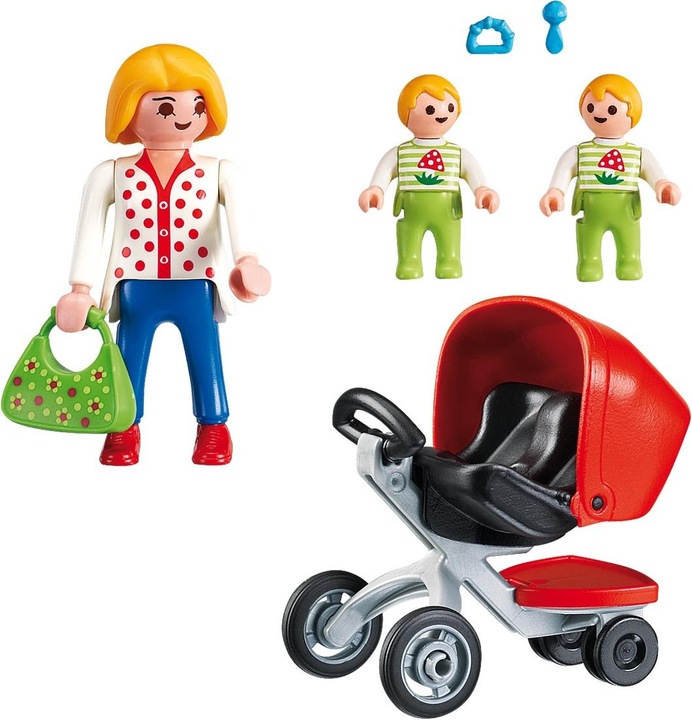Actual product image Playmobil Twin stroller (5573, Playmobil City Life)