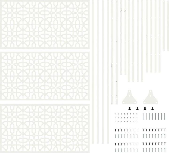 Actual product image vidaXL Metal fence panel (100 cm)