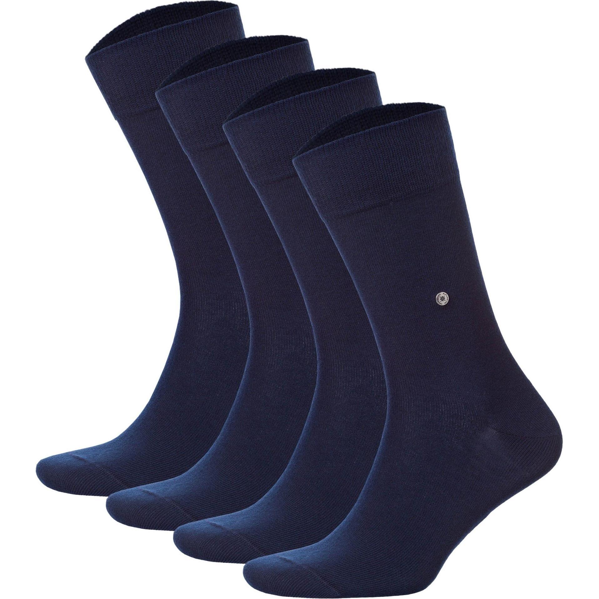 Burlington, Herren, Socken, E.day SO 4P, Blau, (4er Pack, 40 - 46)