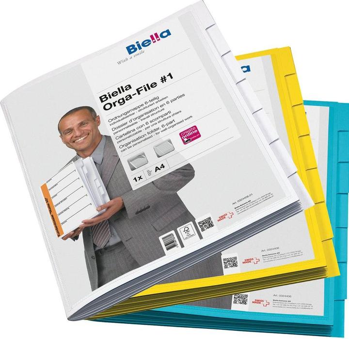 Actual product image Biella Organization folder Orga-File (A4, 1x)