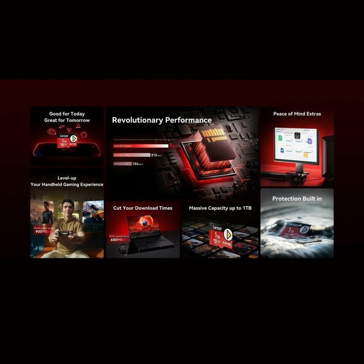 Produktbild Lexar Play Pro (256 GB, microSD Express, U3, UHS-I)