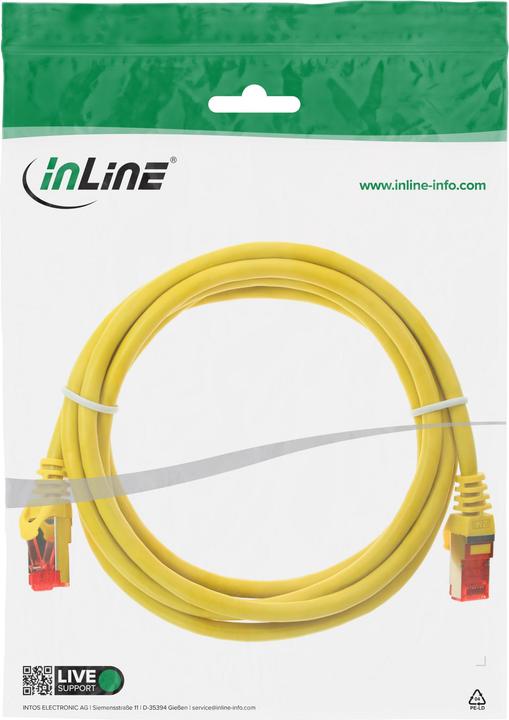 Immagine prodotto InLine Cavo di rete (PiMF, S/FTP, CAT6, 3 m)