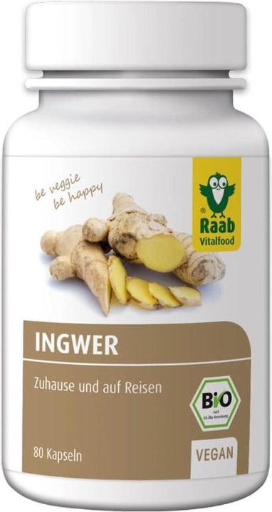 Produktbild Raab Ingwer Bio (80 Stk., Kapseln)