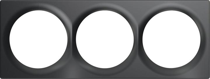 Fibaro Driedubbele afdekplaat FG-Wx-PP-0004-8 antraciet