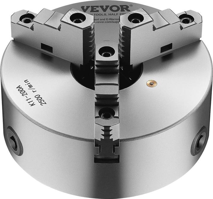 Actual product image Vevor 3-Jaw Self-Centering Lathe Chuck