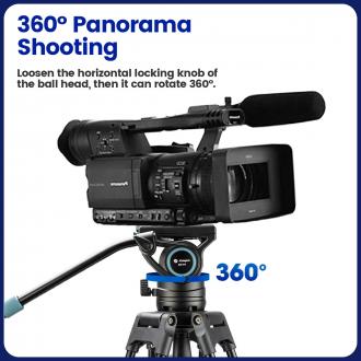 Actual product image Fotopro DV 3 Aluminium Black (Metal)