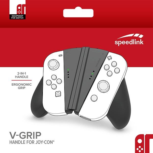 Produktbild Speedlink V-GRIP 2in1 Handle JoyCons (Switch)