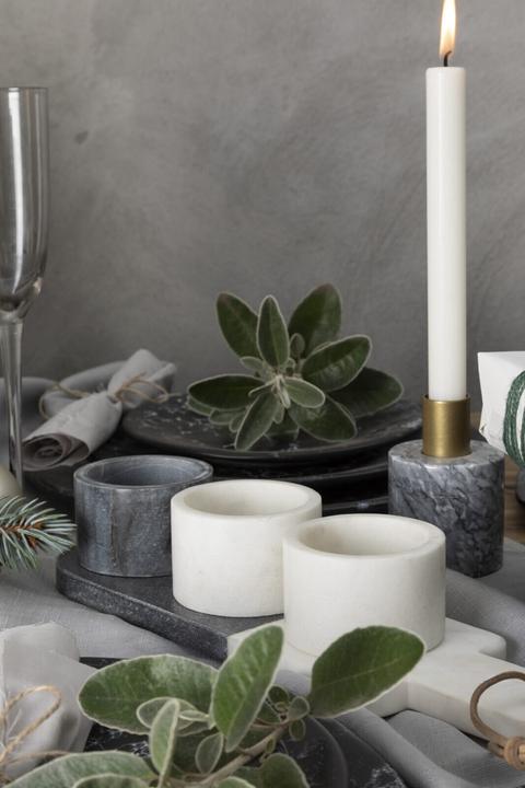 Produktbild Fifty five south Marmor Kerzenständer Lamonte - Grey