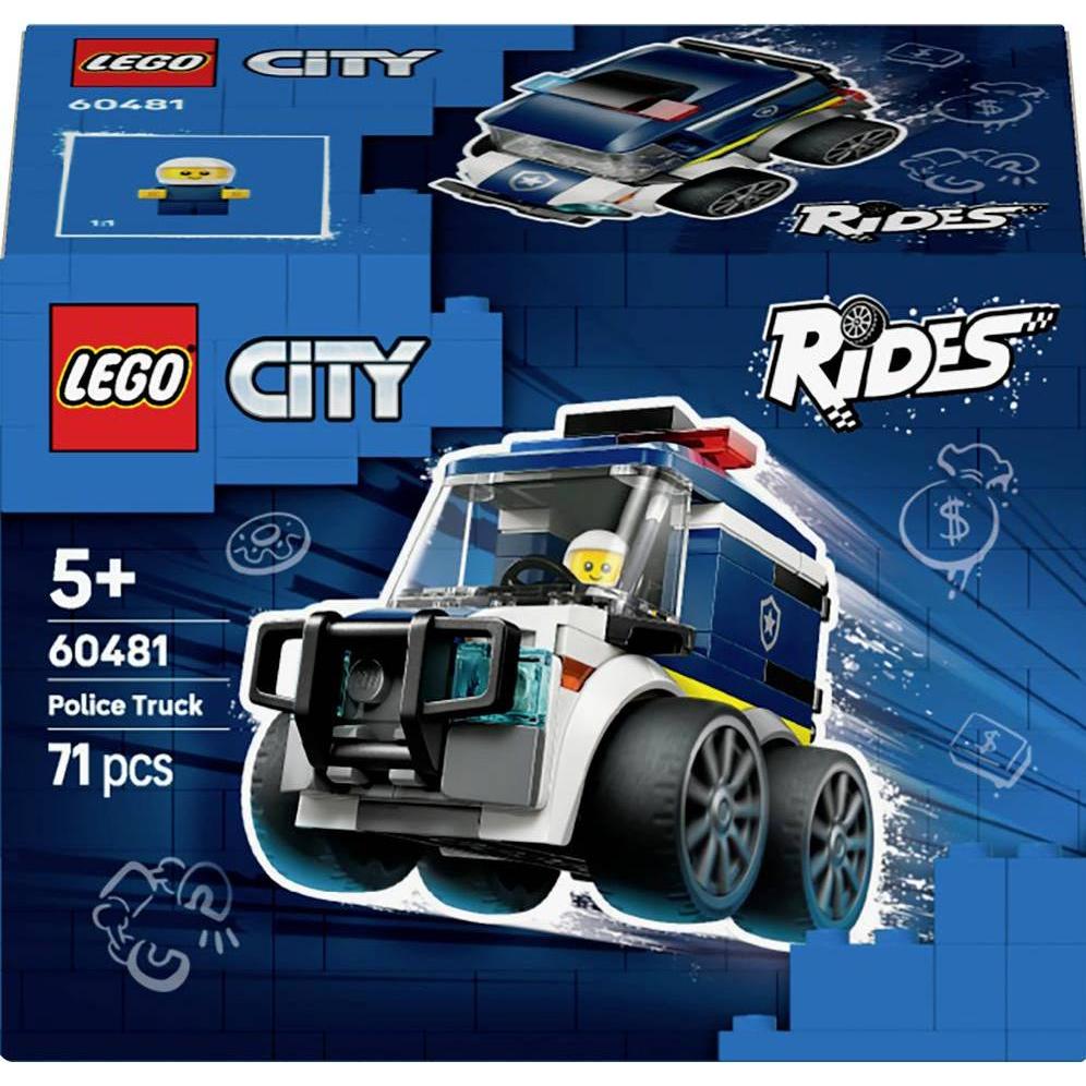 LEGO City Coole Flitzer – Polizei-Truck (60481) Bauset (60481, LEGO City)