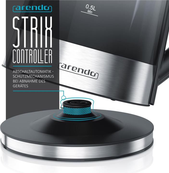 Immagine prodotto Arendo Bollitore con colino per il tè (1.70 l)