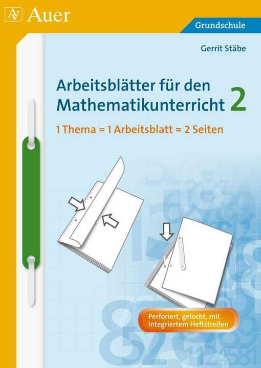 Produktbild Arbeitsblätter für den Mathematikunterricht 2 (Deutsch, 2013)