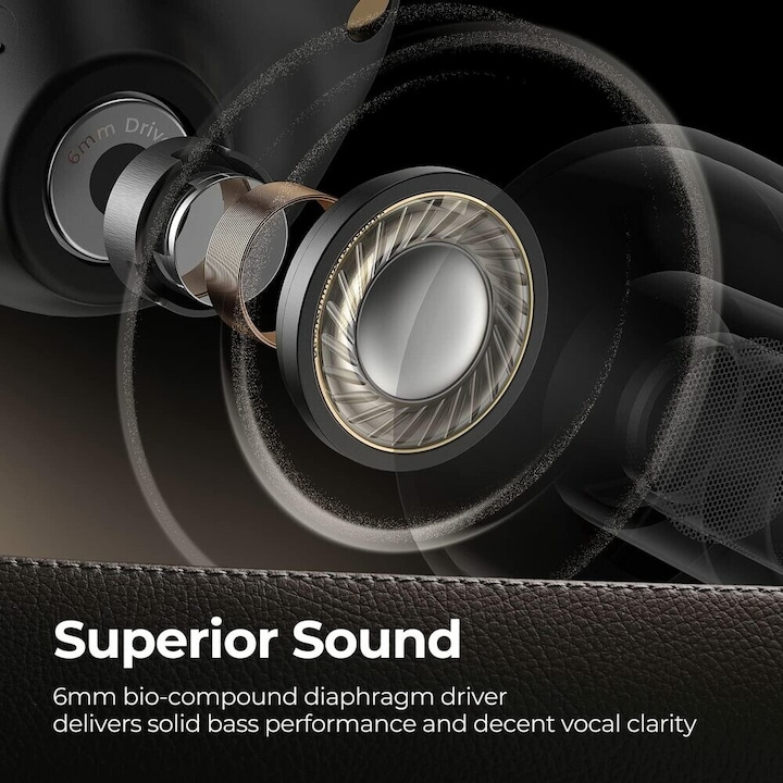 Actual product image Soundpeats Free2 Classic earphones (black) (8 h, Wireless)