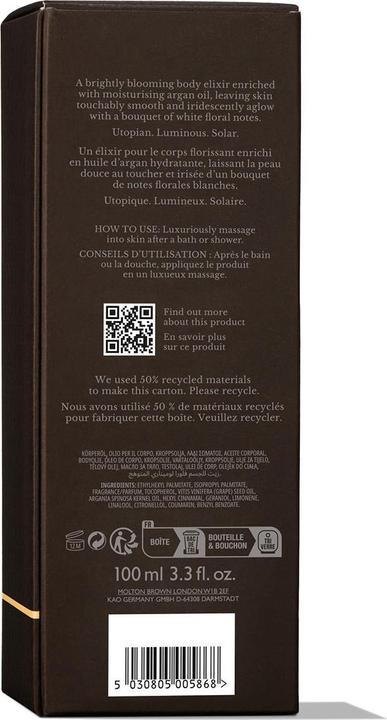 Immagine prodotto Molton Brown Olio corpo luminoso Flora Luminare (Olio corpo, 100 ml)
