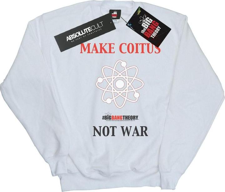 Immagine prodotto Dam Felpa da uomo in cotone Make Coitus Not War (3XL)