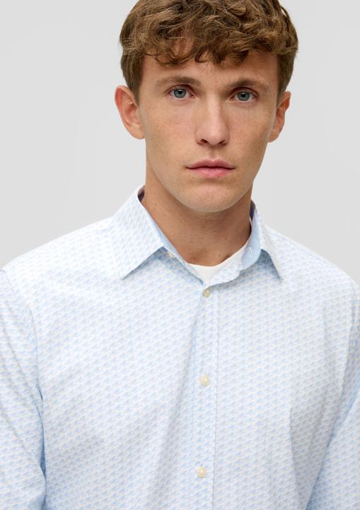 Immagine prodotto s.Oliver Hemd Slim: Langarmhemd aus Baumwollmix (M)