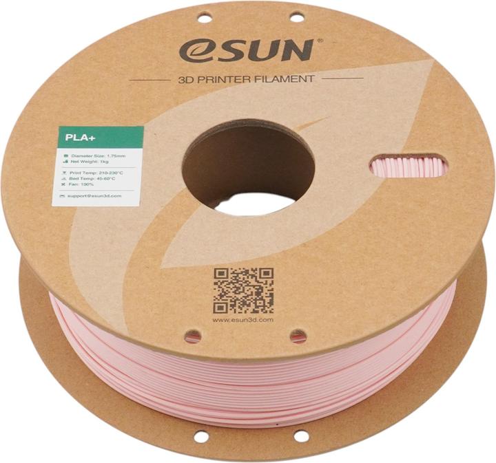 Immagine prodotto eSUN PLA+ Peach Pink Filament 1.75mm 1Kg (PLA+, 1.75 mm, 1000 g, Pink)