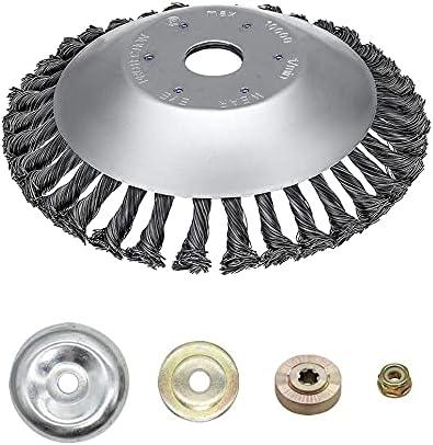 Actual product image Ellxen Unkrauttrimmer mit Adaptern (150 mm) (Weed whacker, Garden machinery attachment)