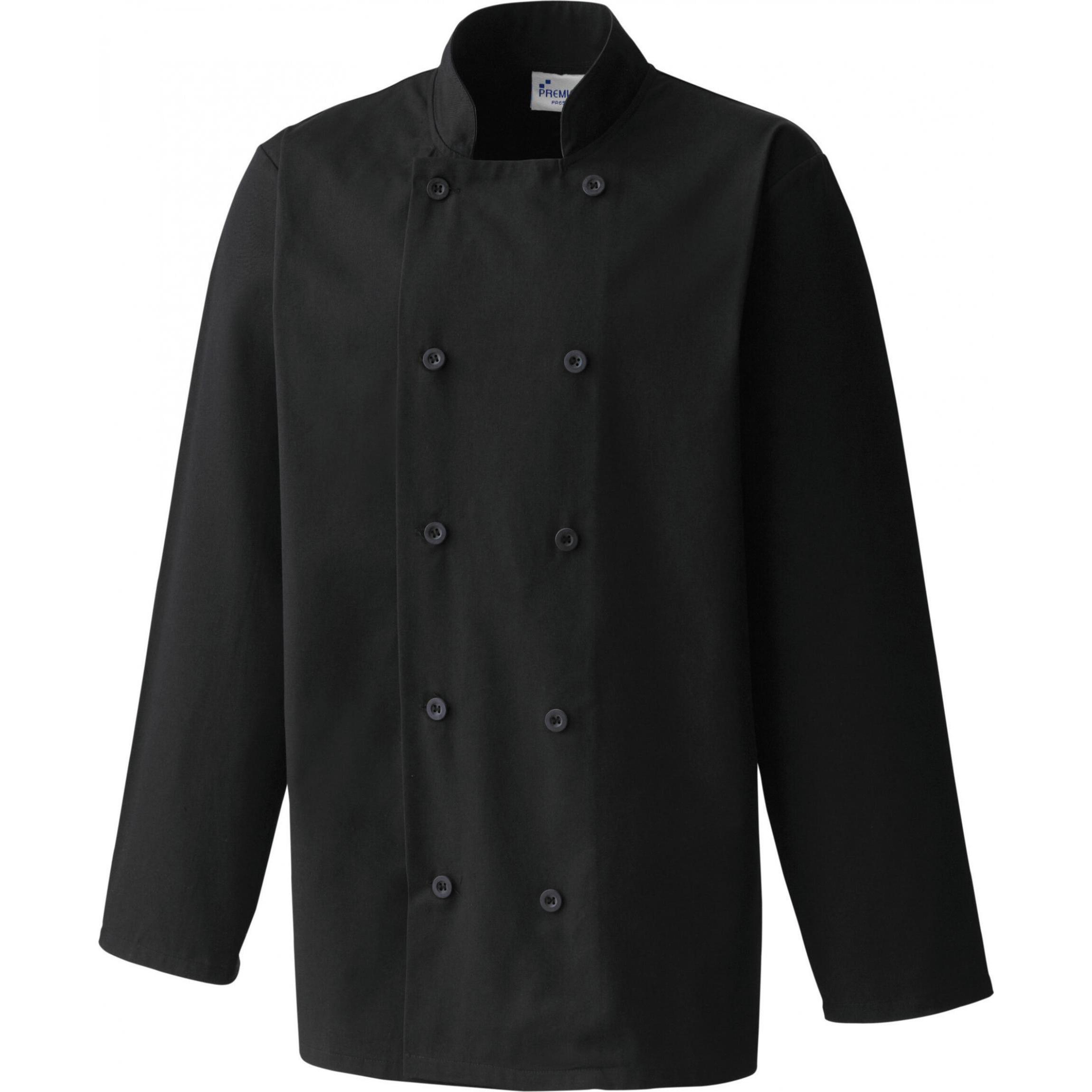 Premier, Arbeitsjacke, Kochjacke langarm (XS)