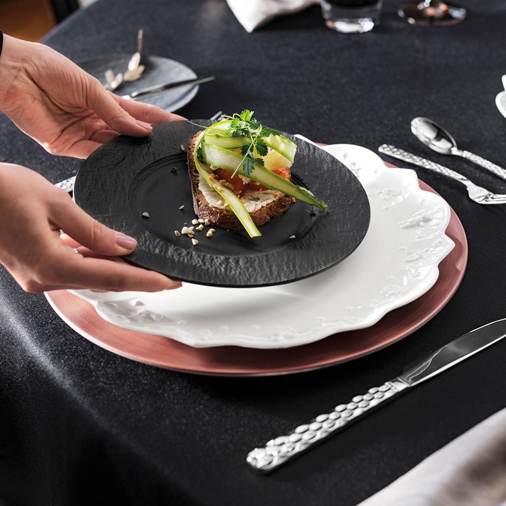 Immagine prodotto Villeroy & Boch Frühstücksteller Manufacture Rock (1 x, 22 cm)
