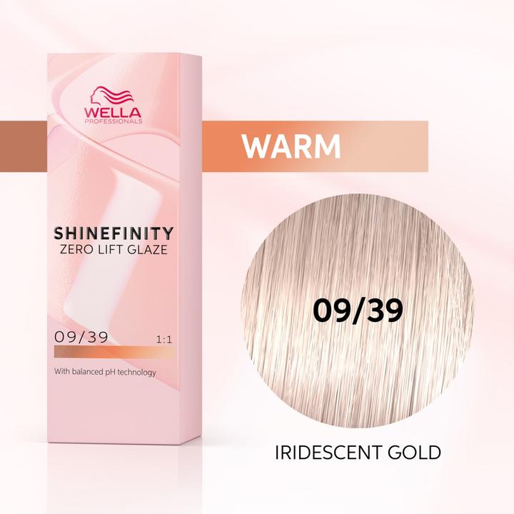 Produktbild Wella Shinefinity 09/39 Iridescent Gold - 60ml (09, 39 Iridescent Gold)