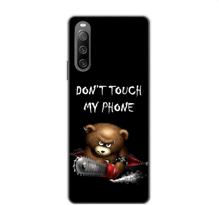 Dont Touch My Phone Bear Black