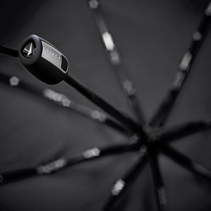 Image du produit Senz Mini Automatic Ombrello Storm pieghevole, Nero puro