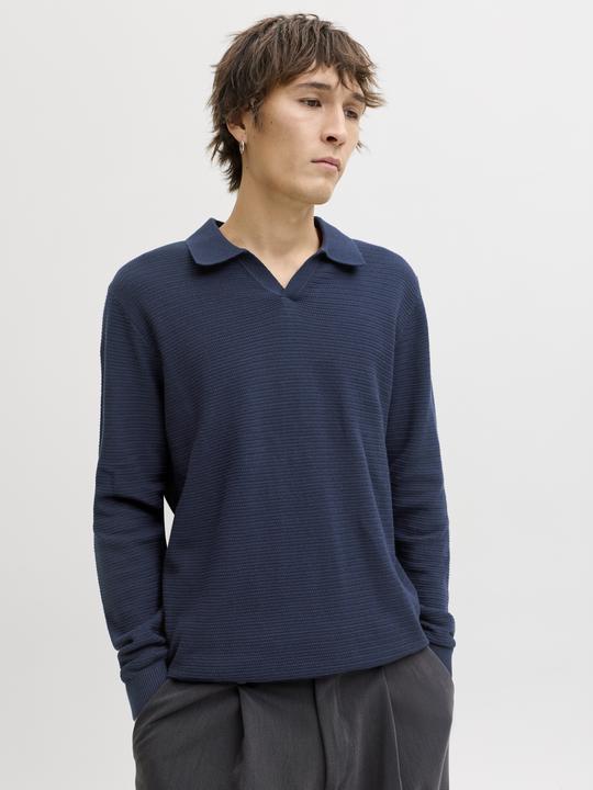 Produktbild Jack & Jones Jprbluriley Knit Split Neck Ls Sn (S)