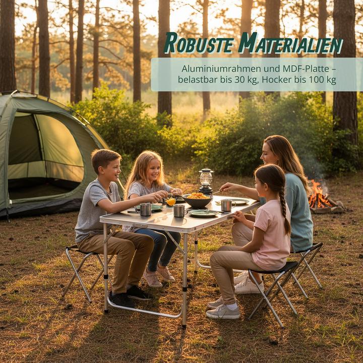 Actual product image Relaxdays camping set