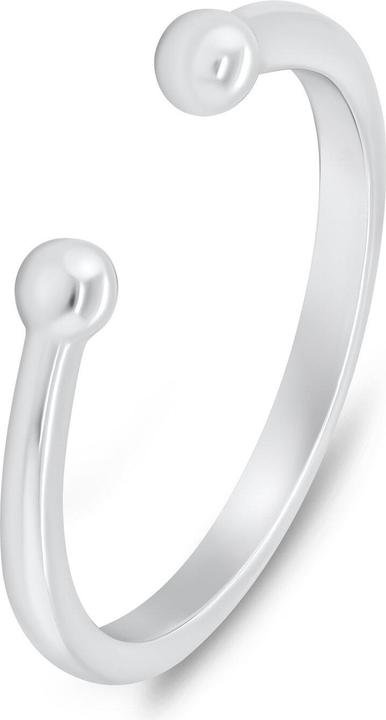 Immagine prodotto Brilio Argento - Anello aperto minimalista in argento RI104W - Circuito: 50 mm (50, 925 Argento)