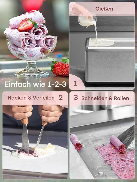 Produktbild Fohere Roll-Eismaschine für selbstgemachte Ice Cream Rolls